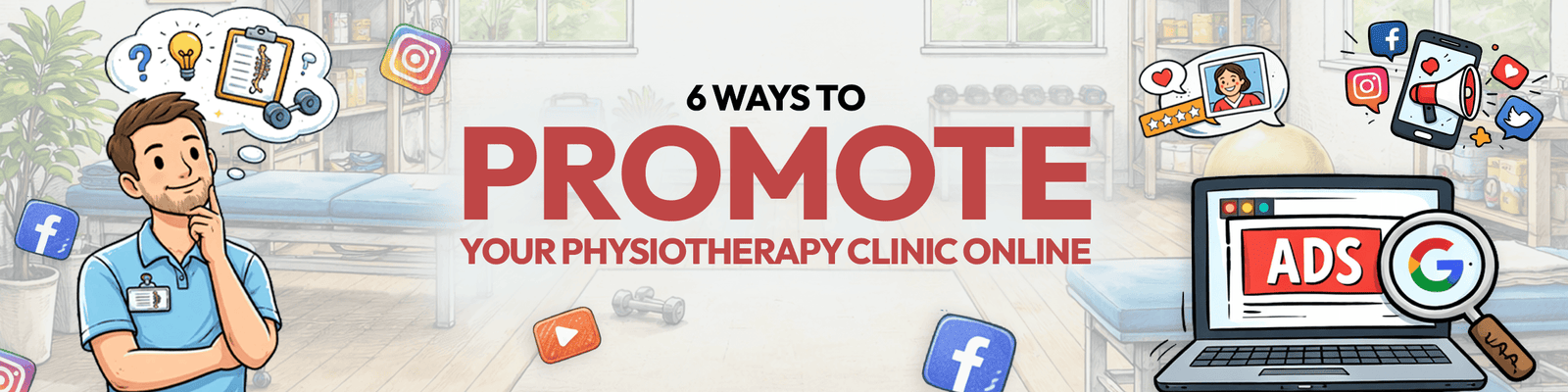 Healthcare digital marketing ideas for physiotherapy clinic growth