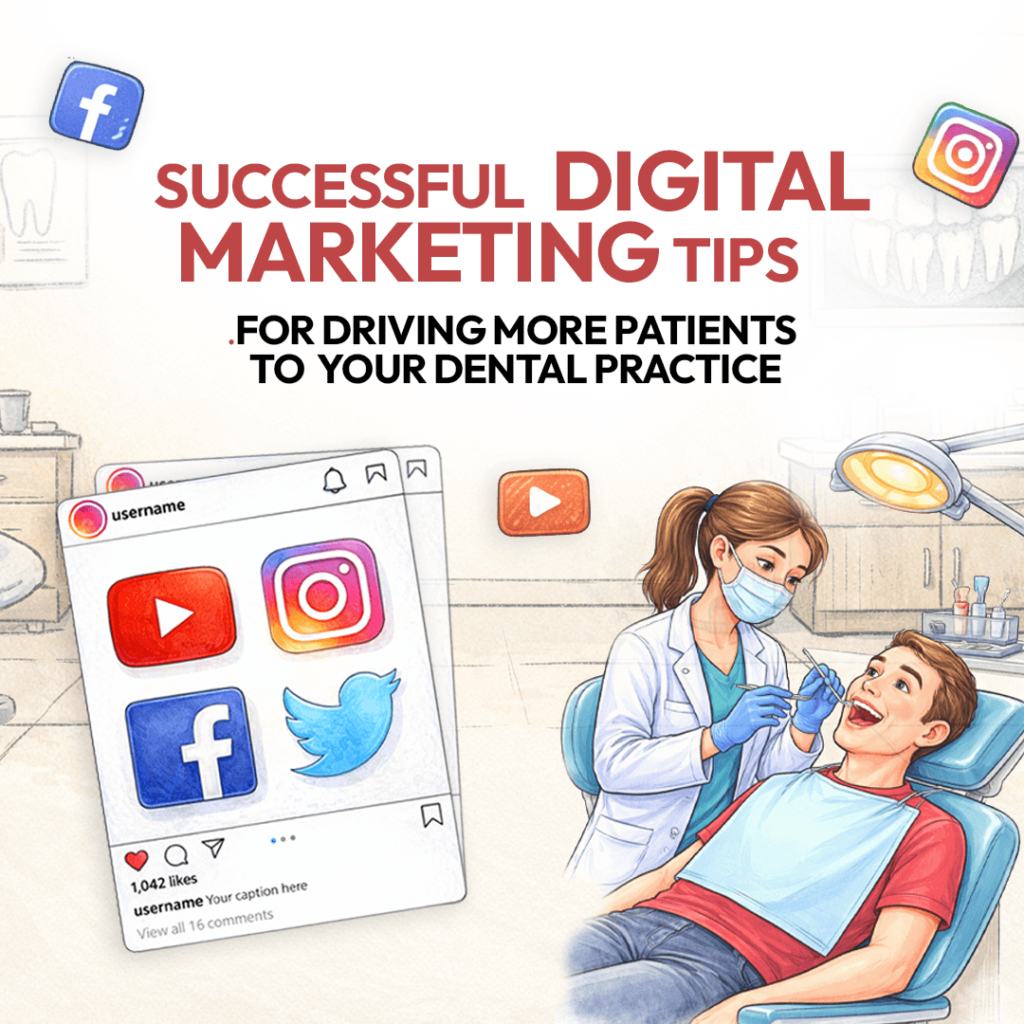Dental practice marketing using SEO and social media advertising