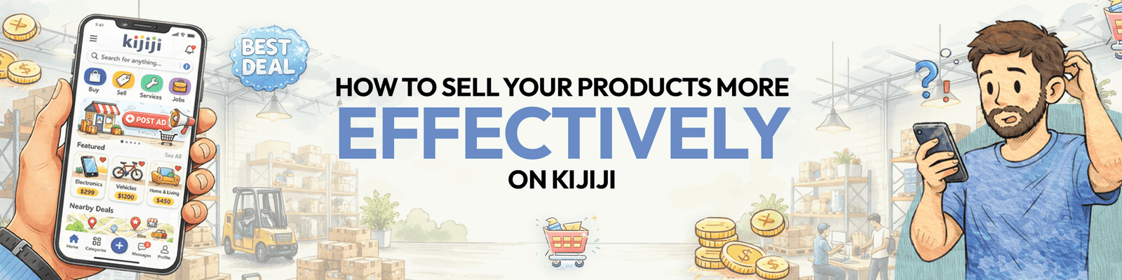 Kijiji product listing optimization for better online sales performance