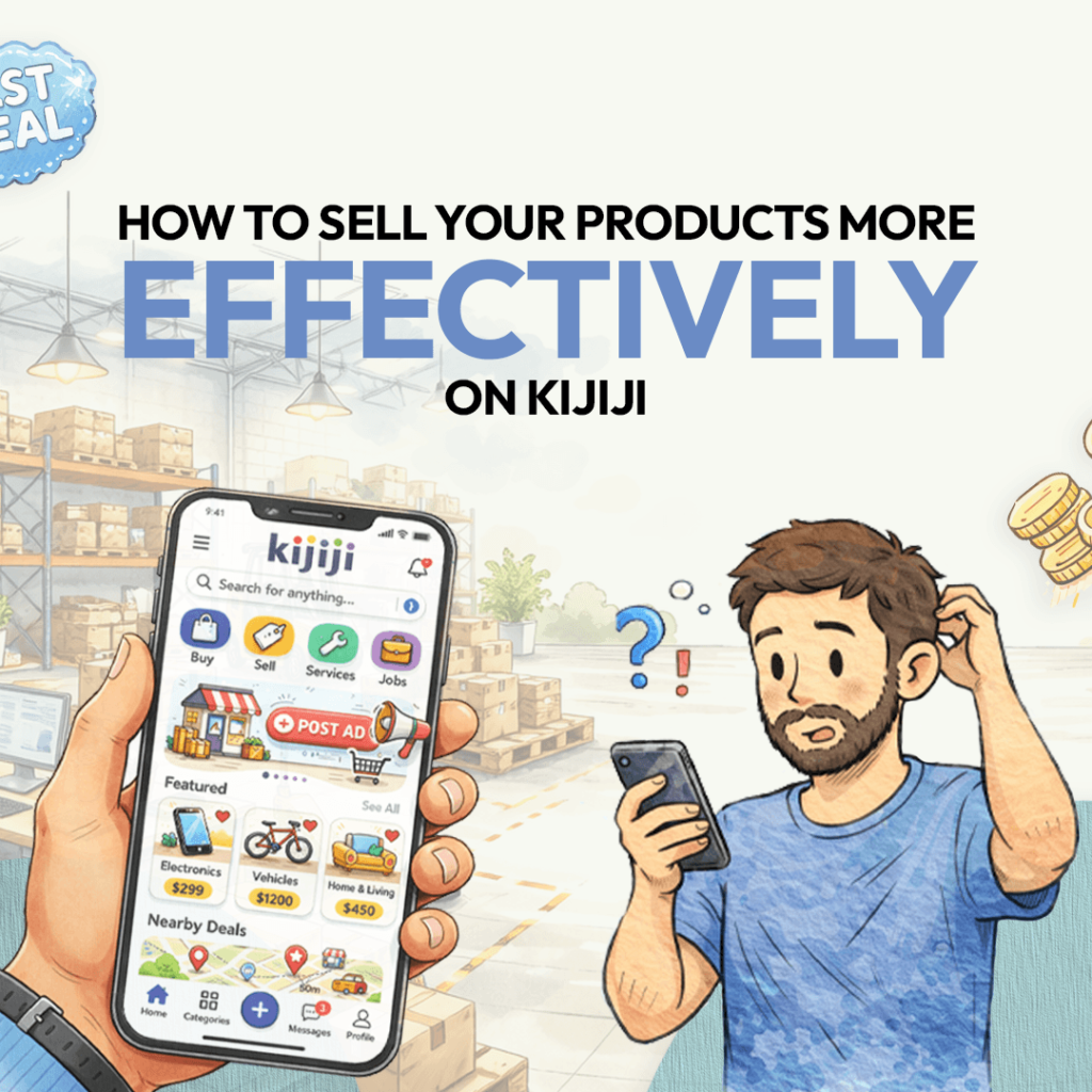 Selling products on Kijiji using digital marketing and online marketplace strategies