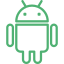 A green android icon