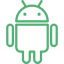 A green android icon